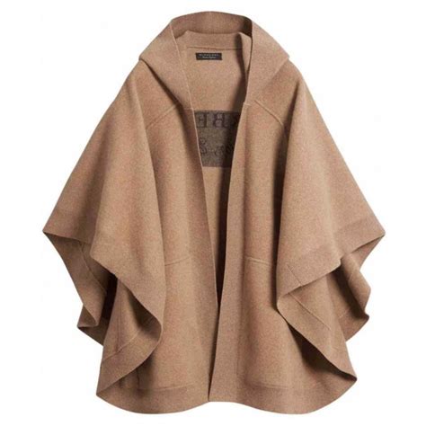 burberry poncho cape with hood|Burberry poncho shawl pockets.